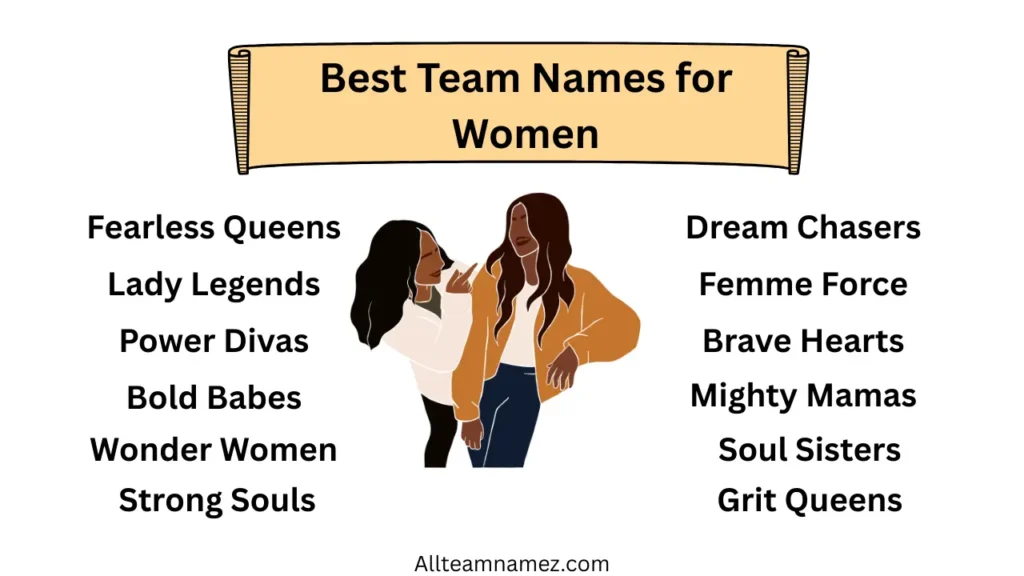 Best Team Names for Women