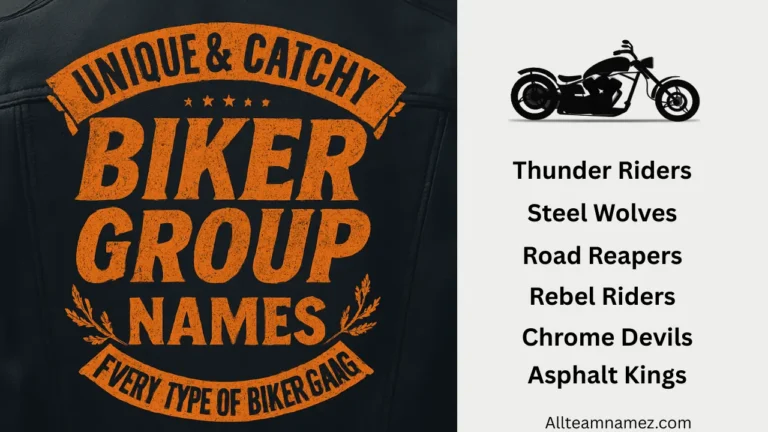 Biker Group Names