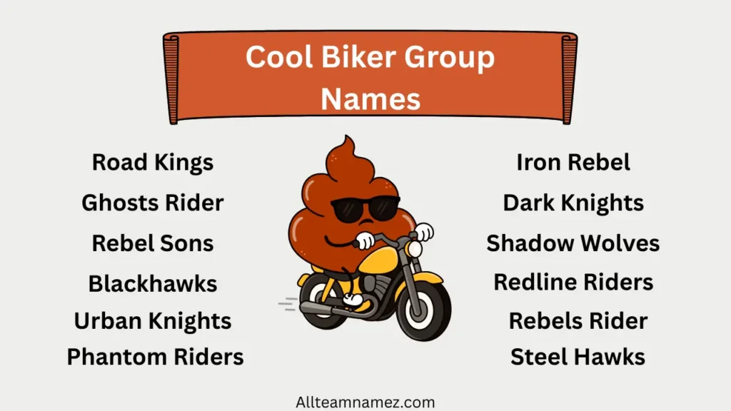 Cool Biker Group Name ideas