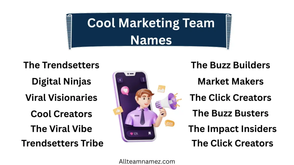 Cool Marketing Team Names