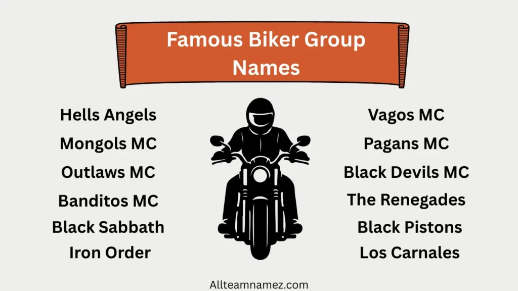 Famous Biker Group Names