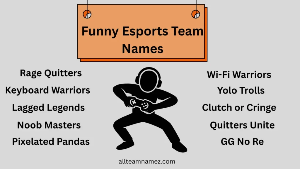 Funny Esports Team Names