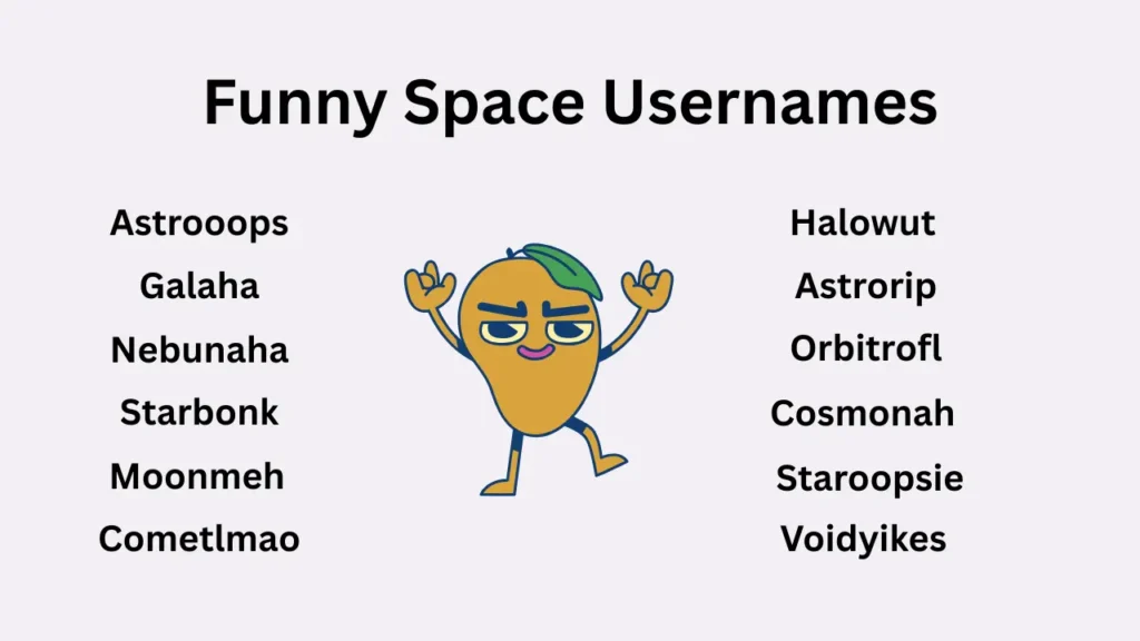 Funny Space Usernames