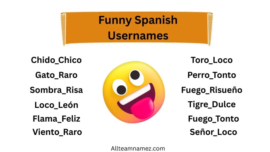 Funny Spanish Usernames