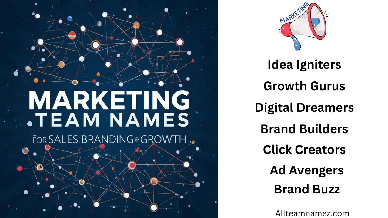 Marketing Team Names