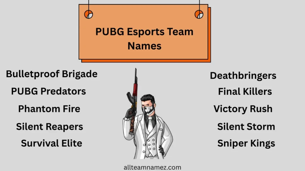 PUBG Esports Team Name ideas