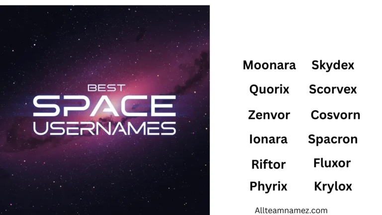 Space Usernames