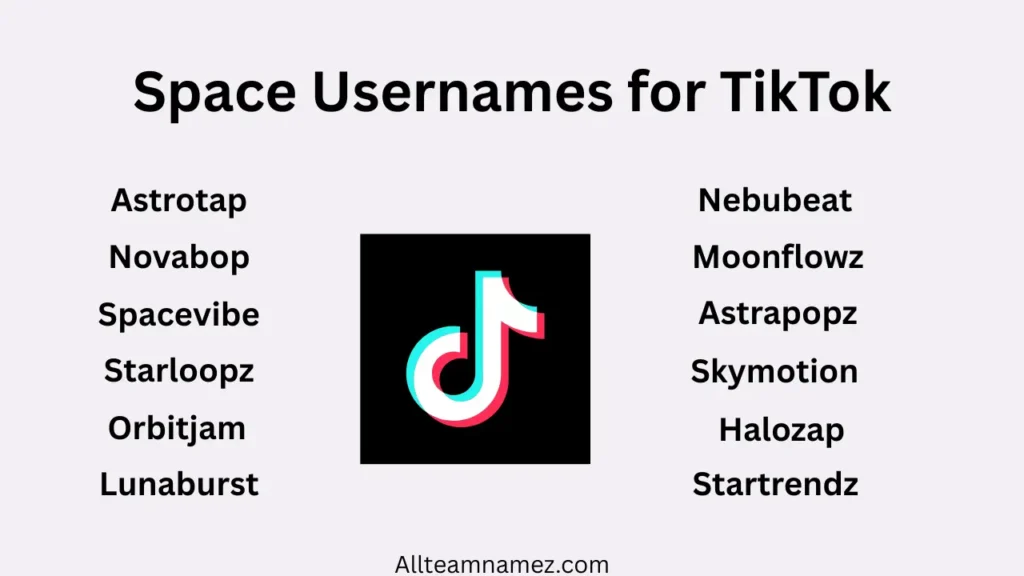 Space Usernames for TikTok