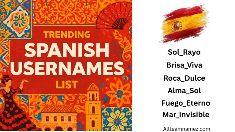 Spanish Usernames