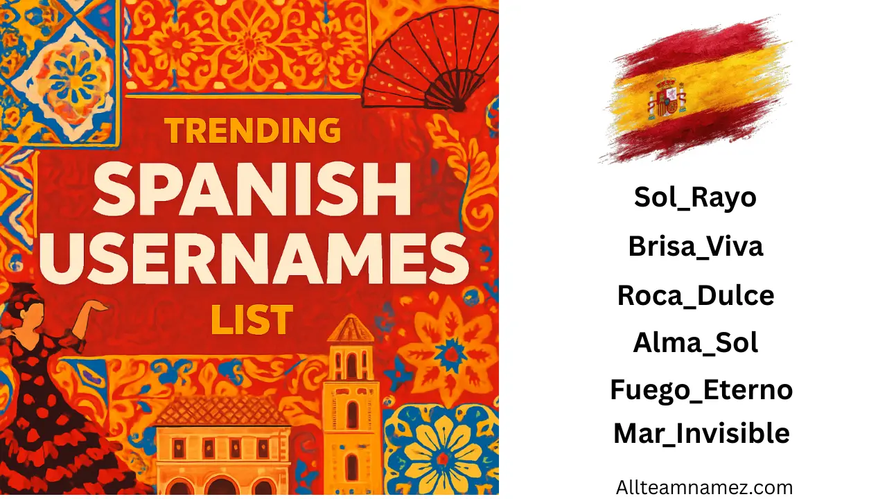 Spanish Usernames
