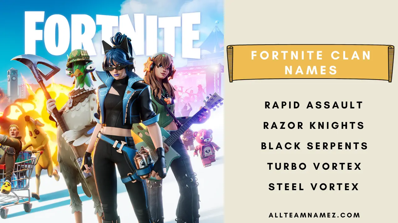 Fortnite Clan Names