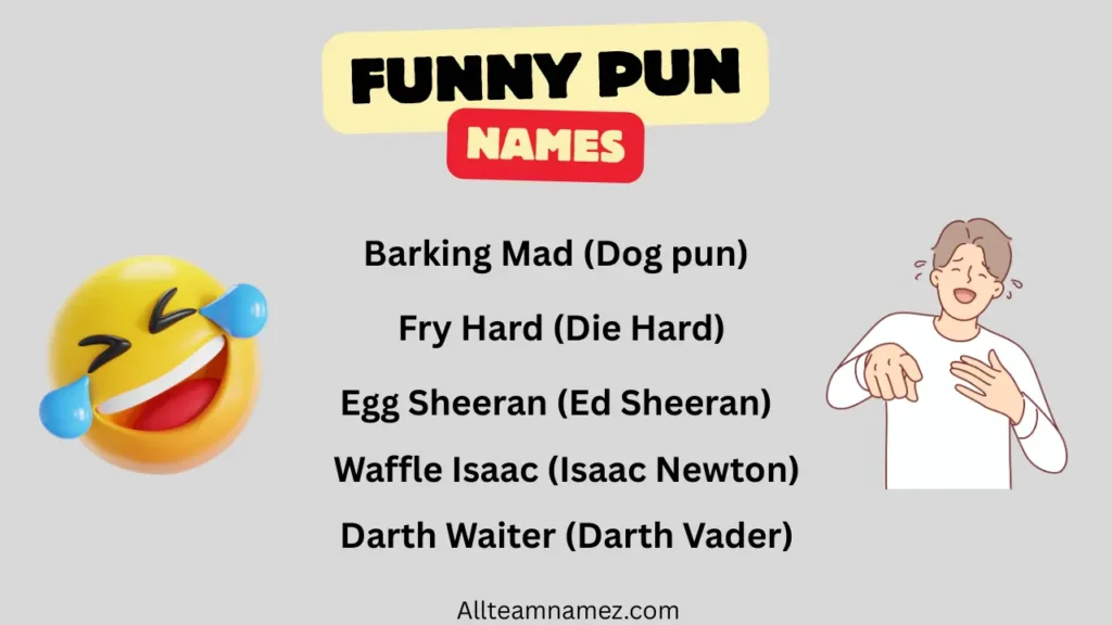 Funny Pun Names