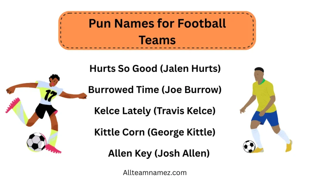 Pun Names for Football Teams