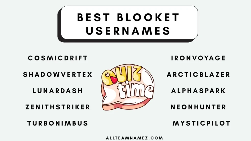 Best Blooket Usernames