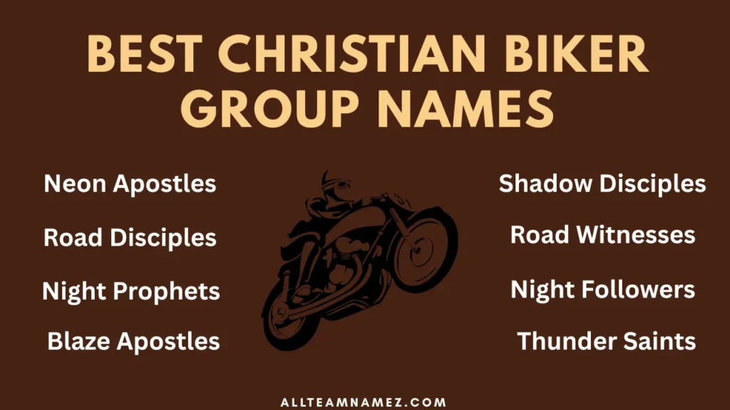 Best Christian Biker Group Names