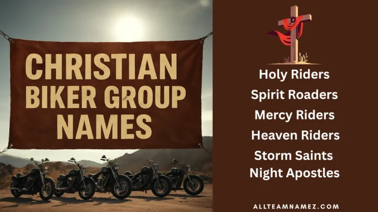 Christian Biker Group Names