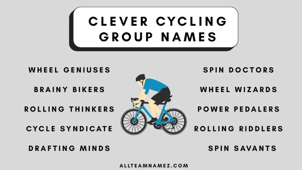 Clever Cycling Group Names