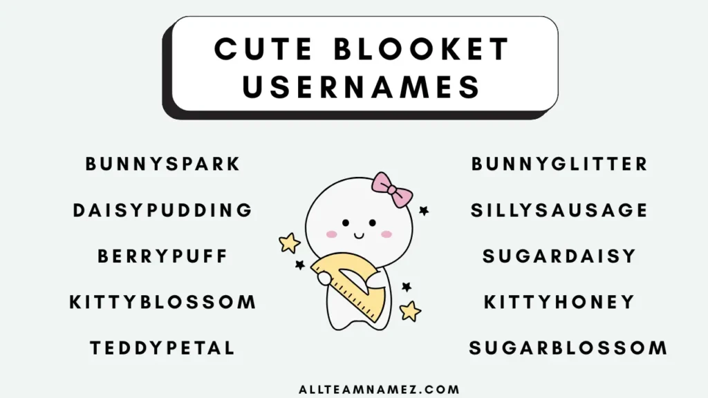Cute Blooket Usernames