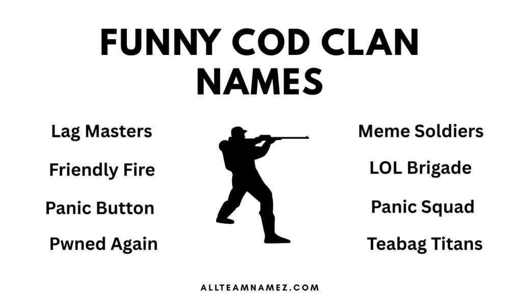 Funny COD Clan Names
