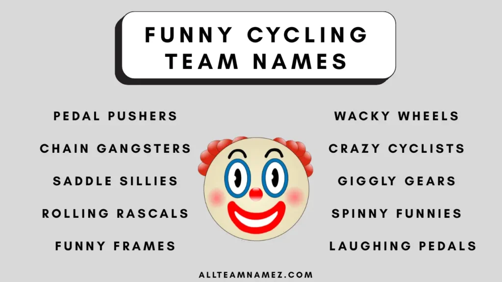 Funny Cycling Team Names