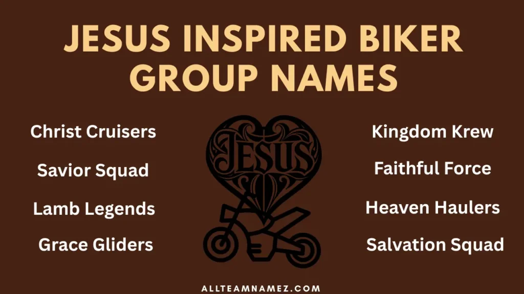 Jesus Inspired Biker Group Names