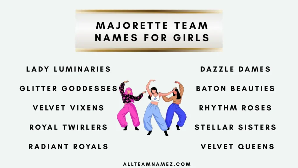 Majorette Team Names for Girls