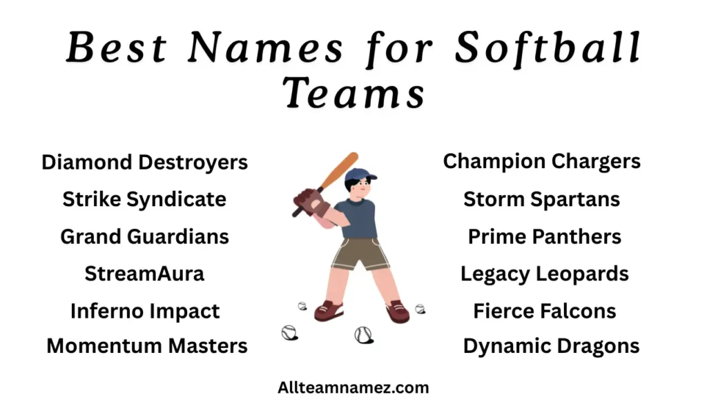 Best Names for Softball Teams