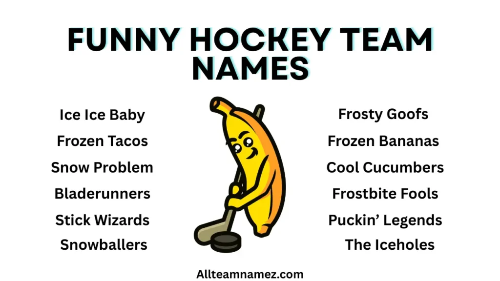Funny Hockey Team Names