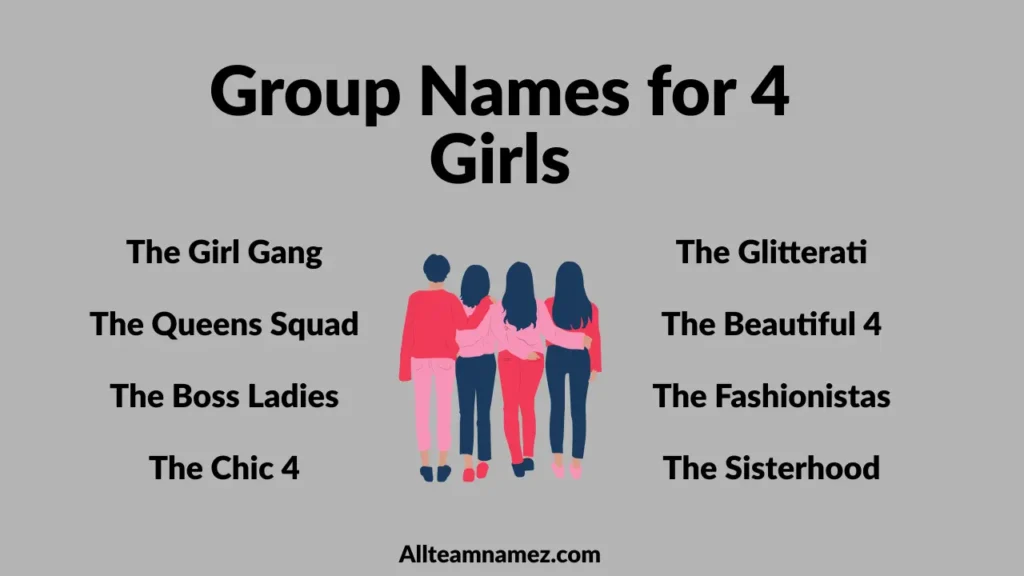 Group Names for 4 Girls