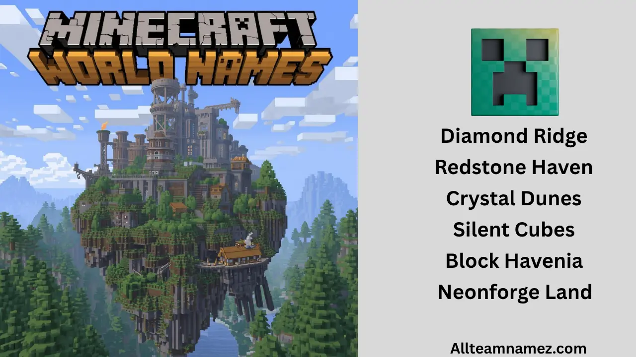 Minecraft World Names