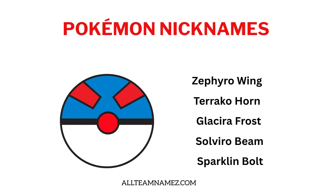 Pokémon Nicknames