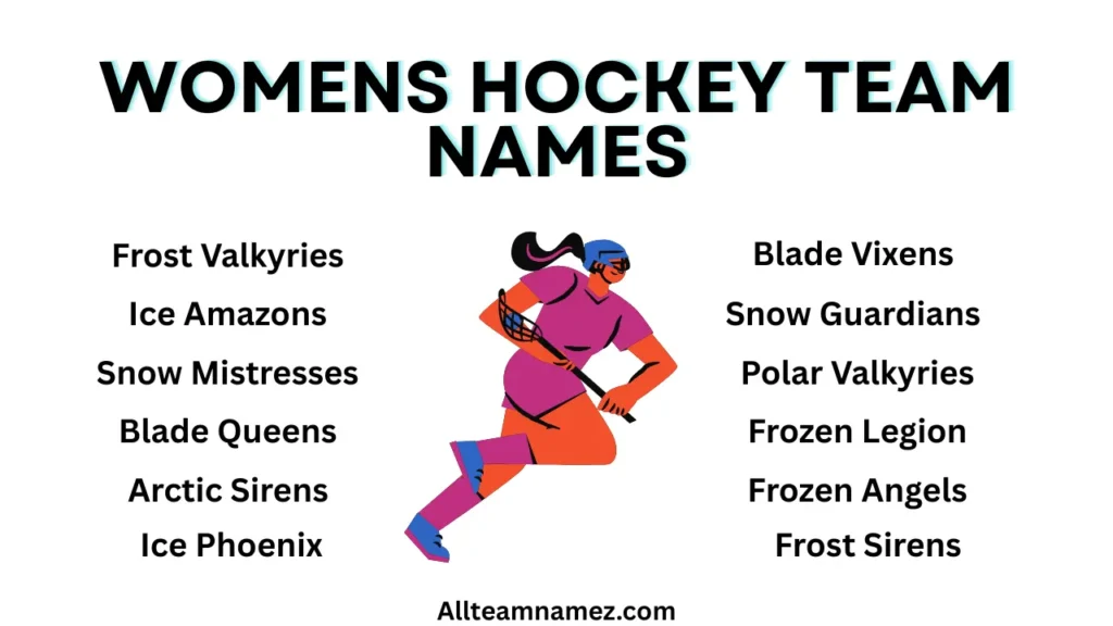 Women’s Hockey Team Names