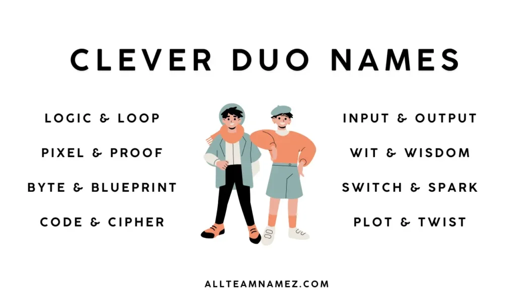 Clever Duo Names
