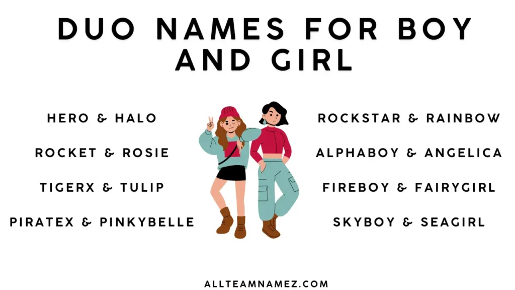 Duo Names For Boy and Girl