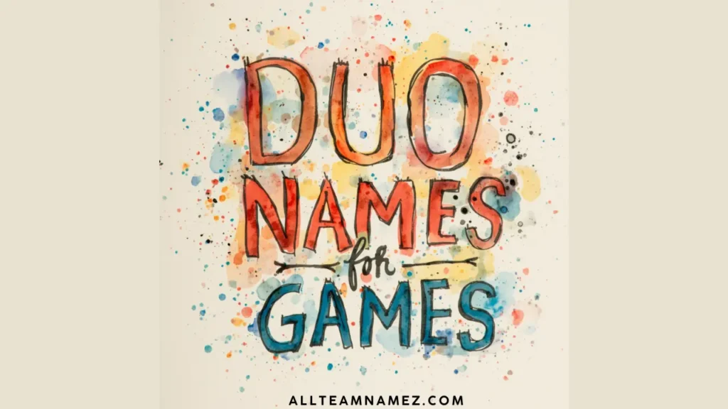 Duo Names for Games