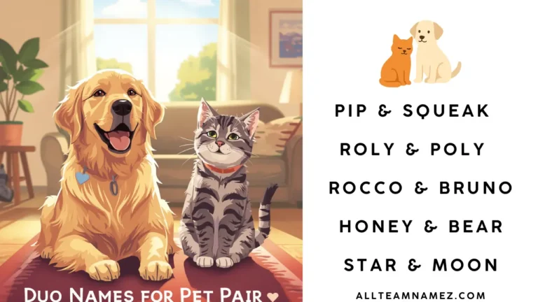 Duo Names for Pets