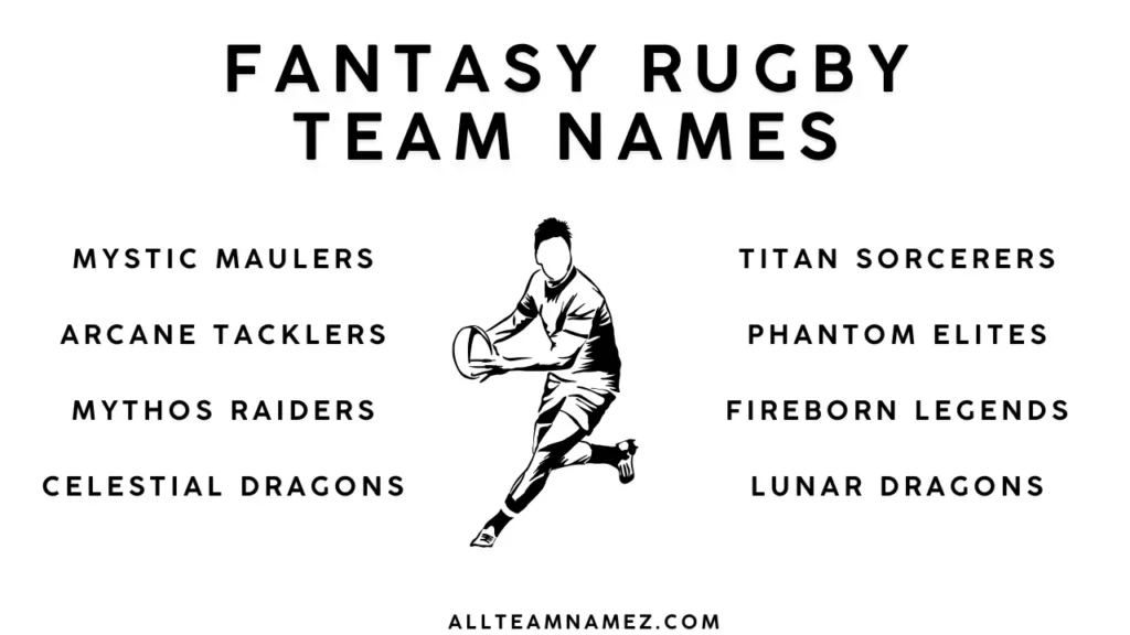 Fantasy Rugby Team Names