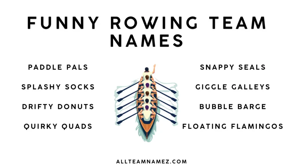 Funny Rowing Team Names