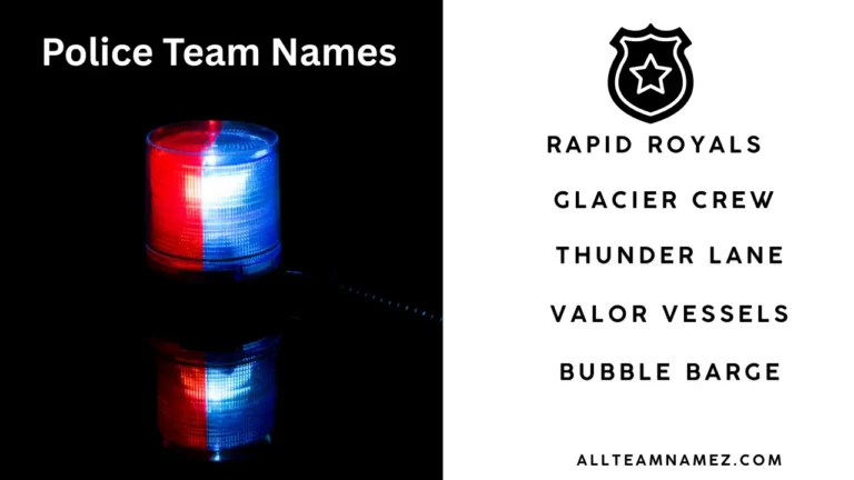 Police Team Names