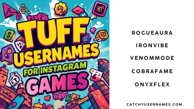 Tuff Usernames