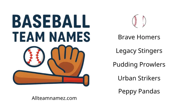 Baseball Team Name ideas