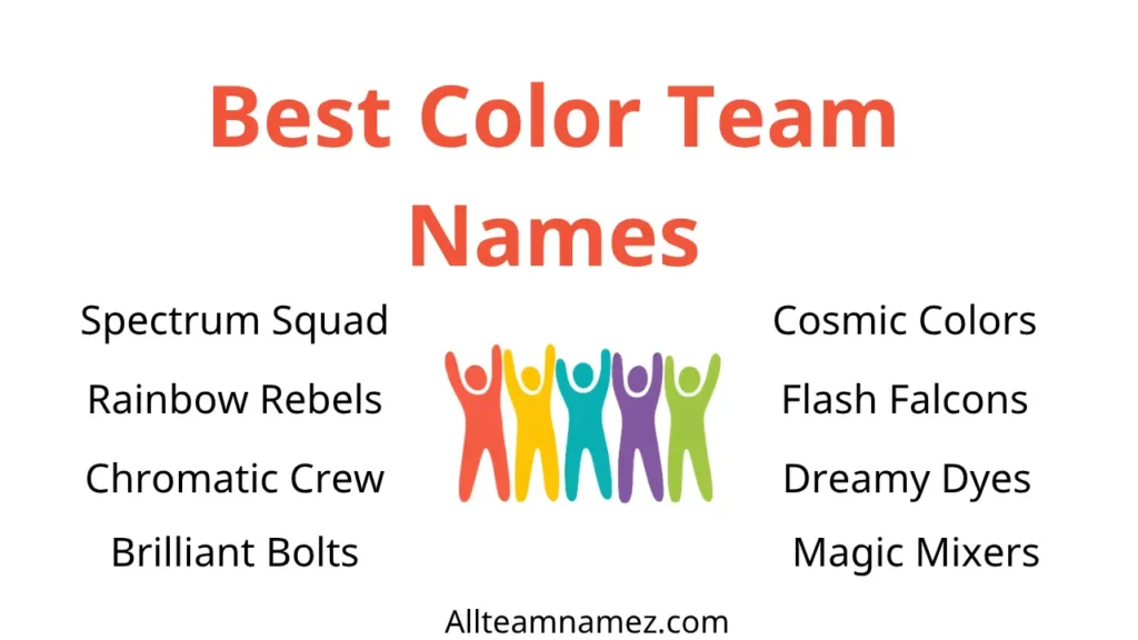 Best Color Team Names