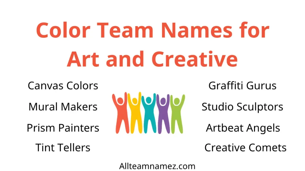 Color Team Names for Art and Creative