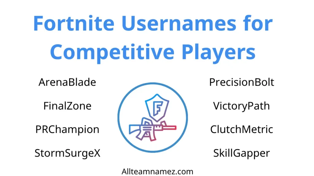 Fortnite Usernames for Competitive Players