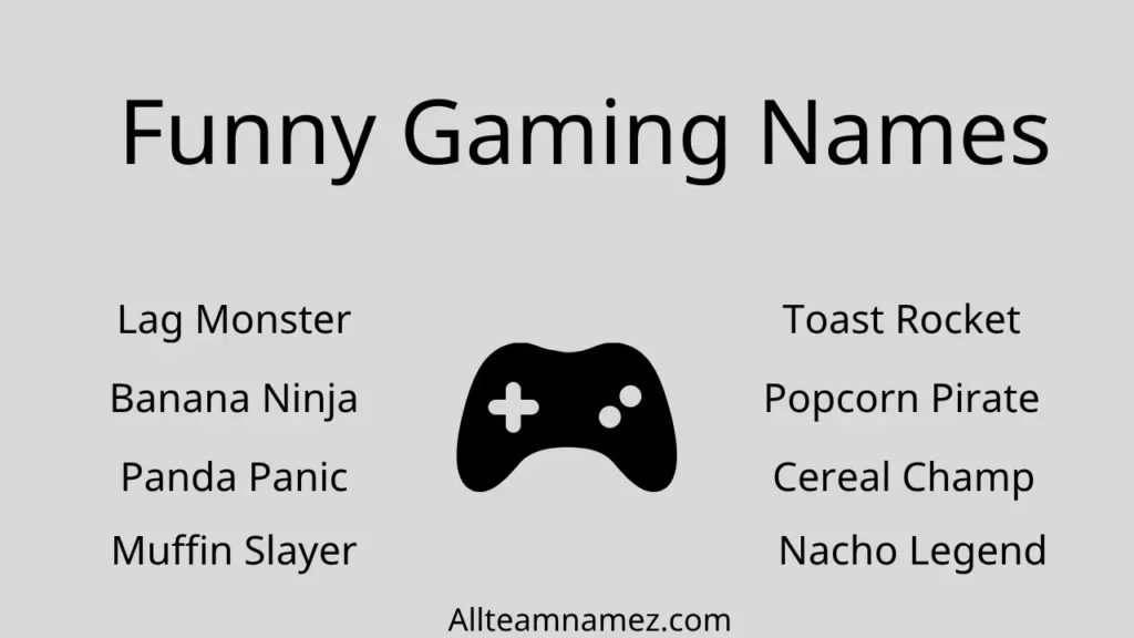 Funny Gaming Names