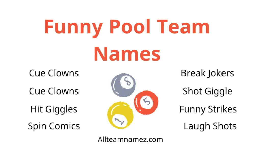 Funny Pool Team Names