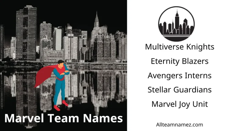 Marvel Team Names