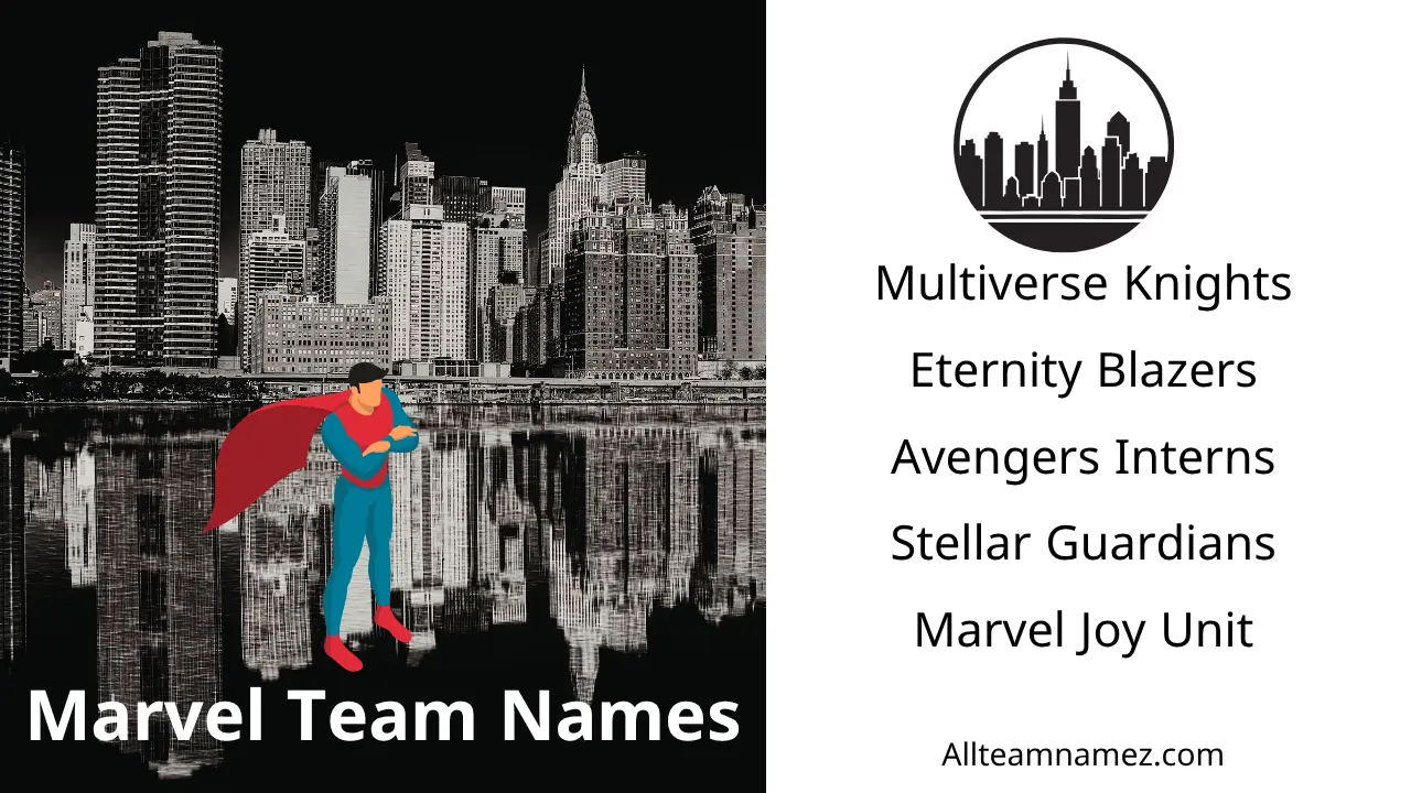 Marvel Team Names
