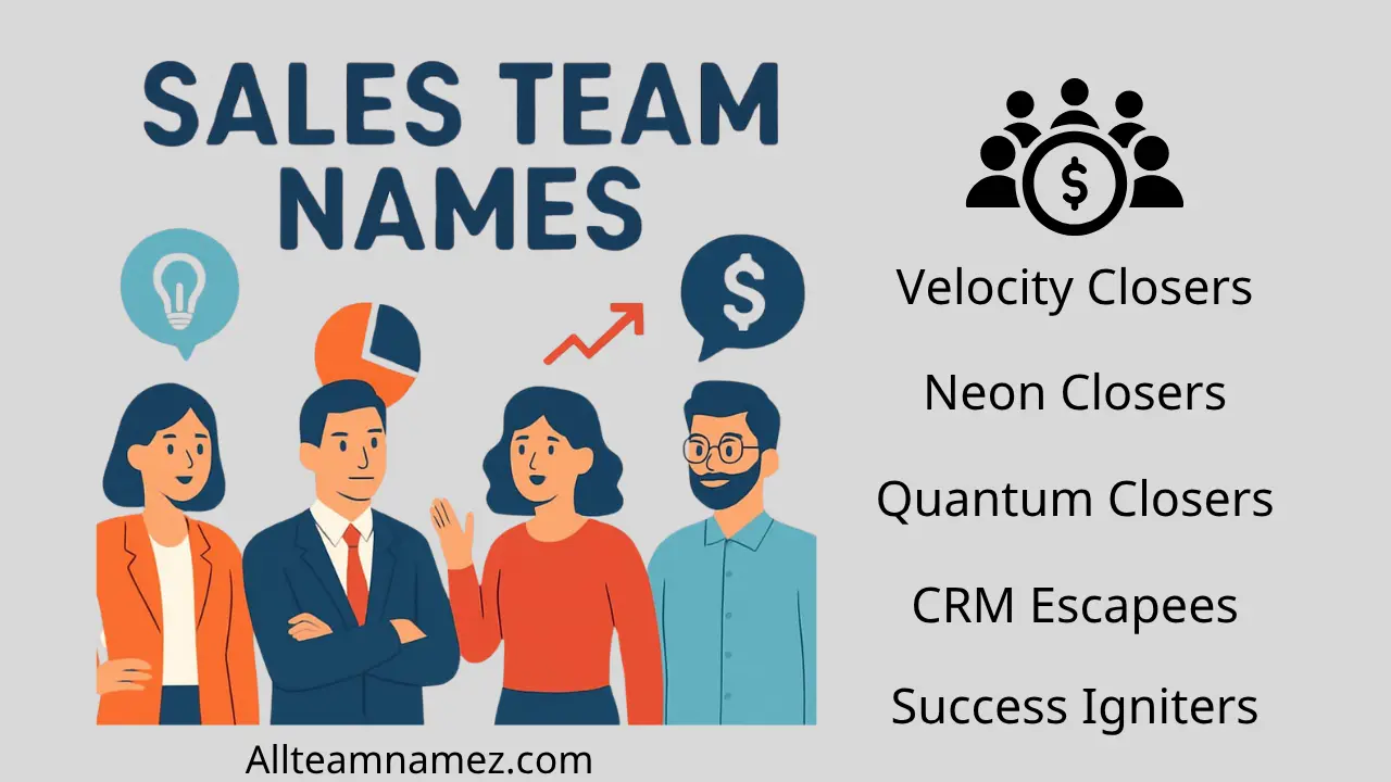 Sales Team Name ideas