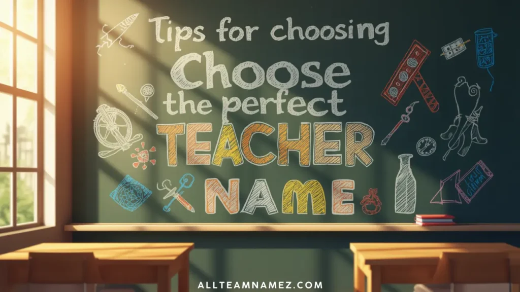 Tips for Choosing the Perfect Teacher Name
